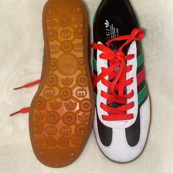 Unisex Size 8 - Adidas x Gucci Gazelle “Black Green Red” - Picture 3 of 8